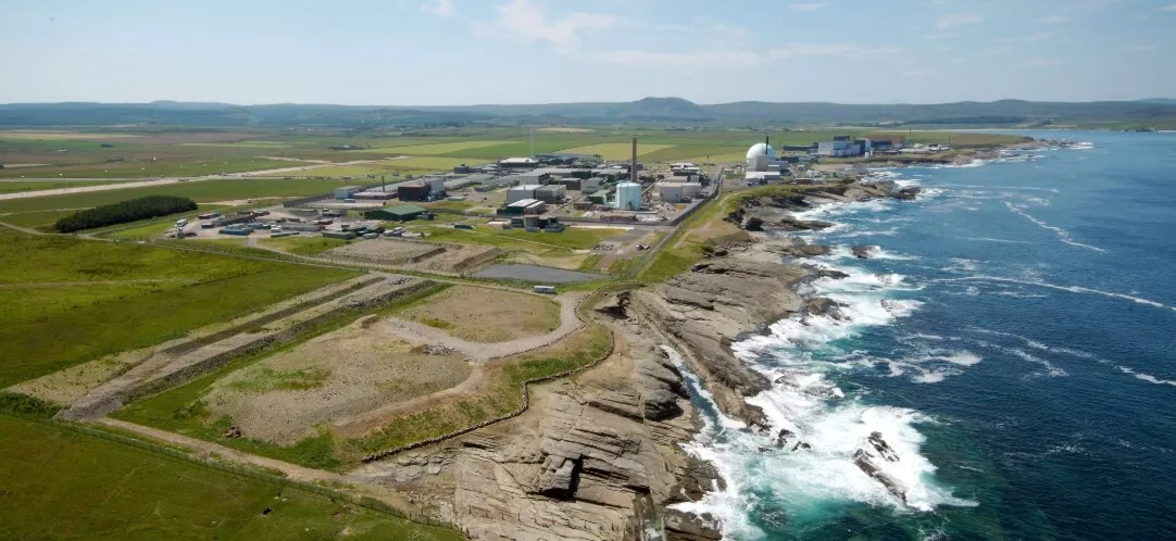 Nuclear Power Plant on coast