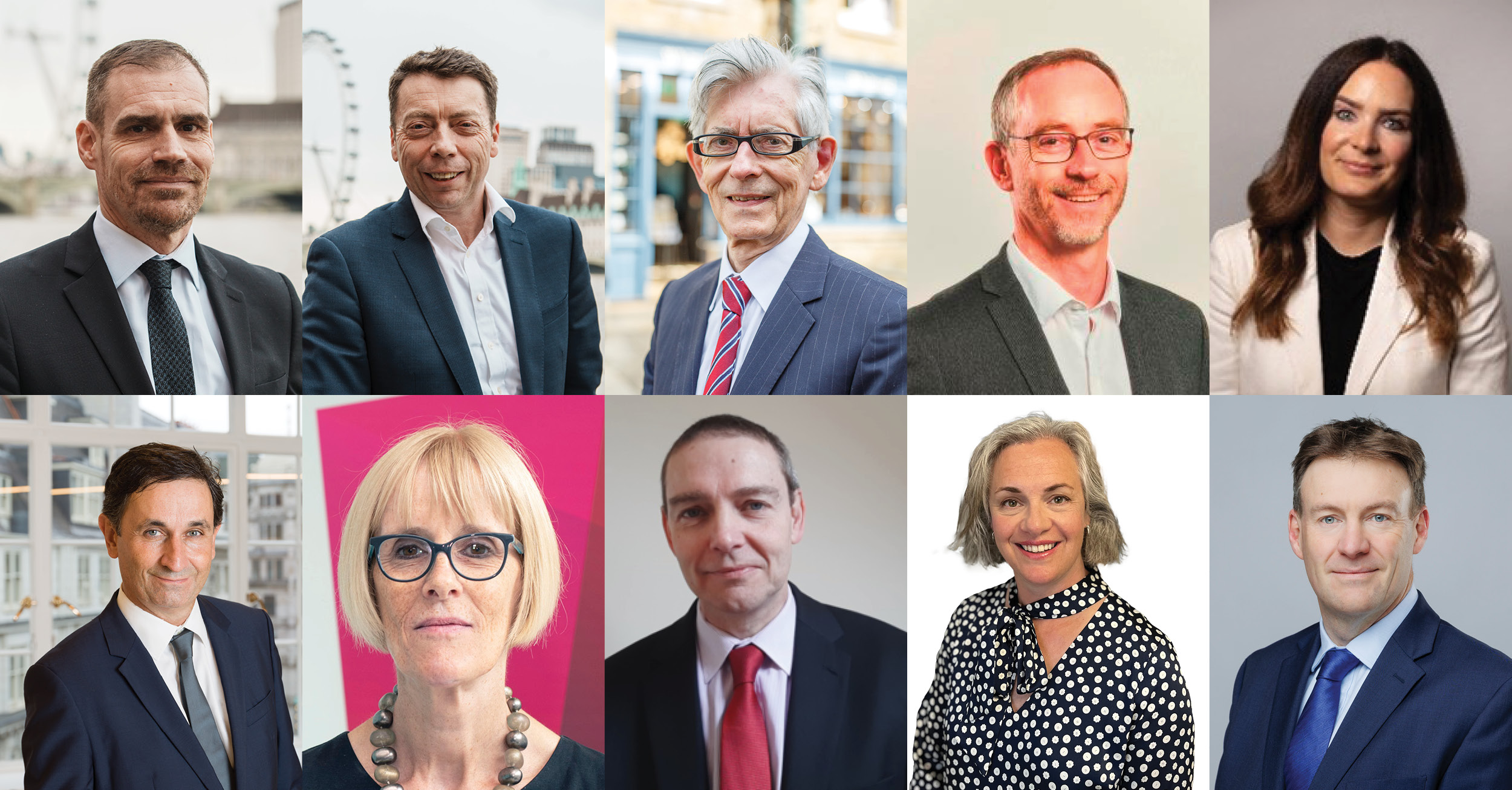 Headshots of the Nuclear Industry Association's new board