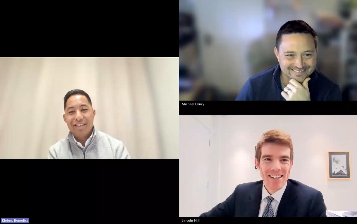 Webinar opening screen