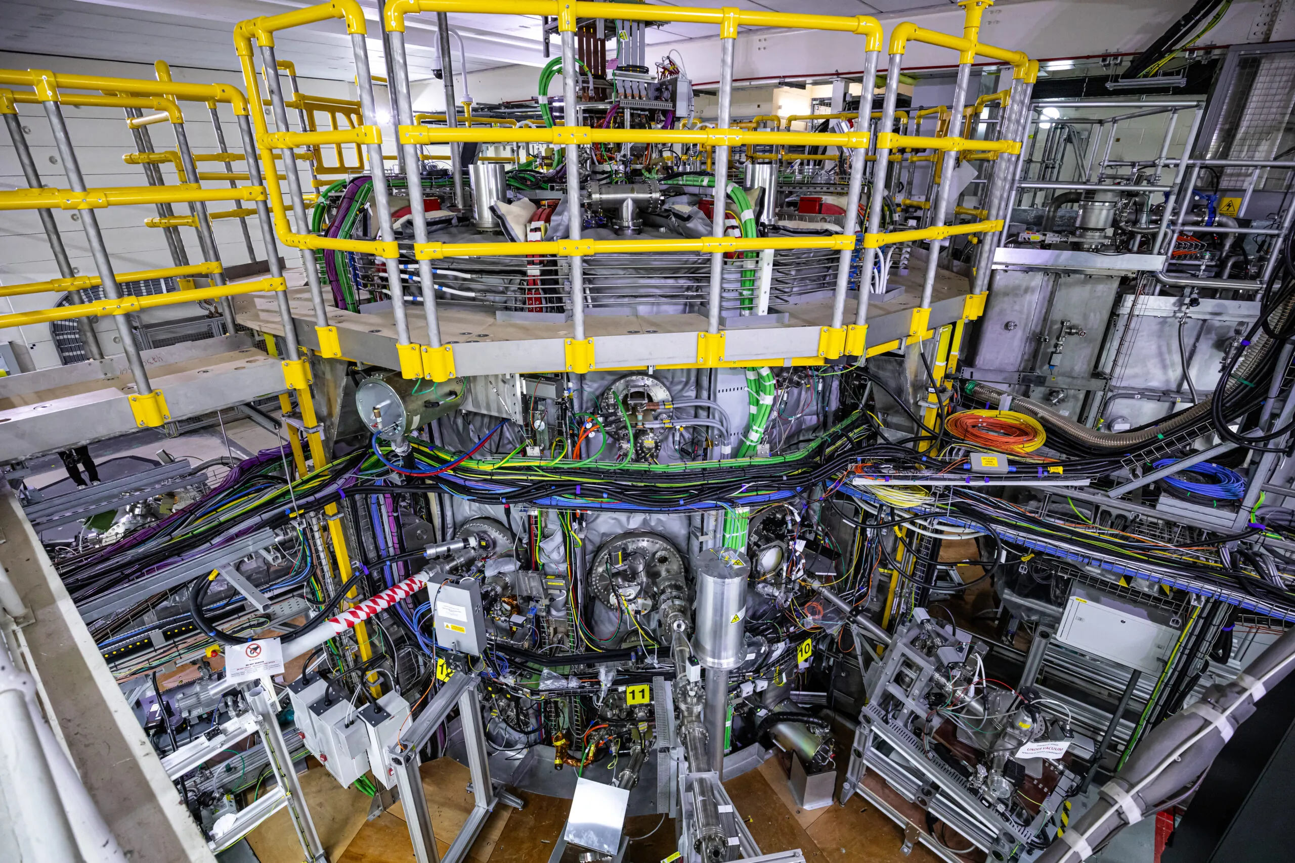 MAST Upgrade fusion machine at UKAEA's Culham Campus - Image credit: United Kingdom Atomic Energy Authority