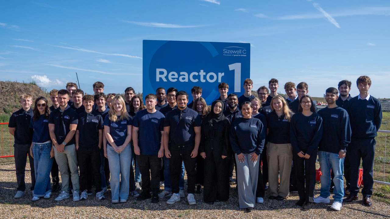 Team photo from Sizewell C