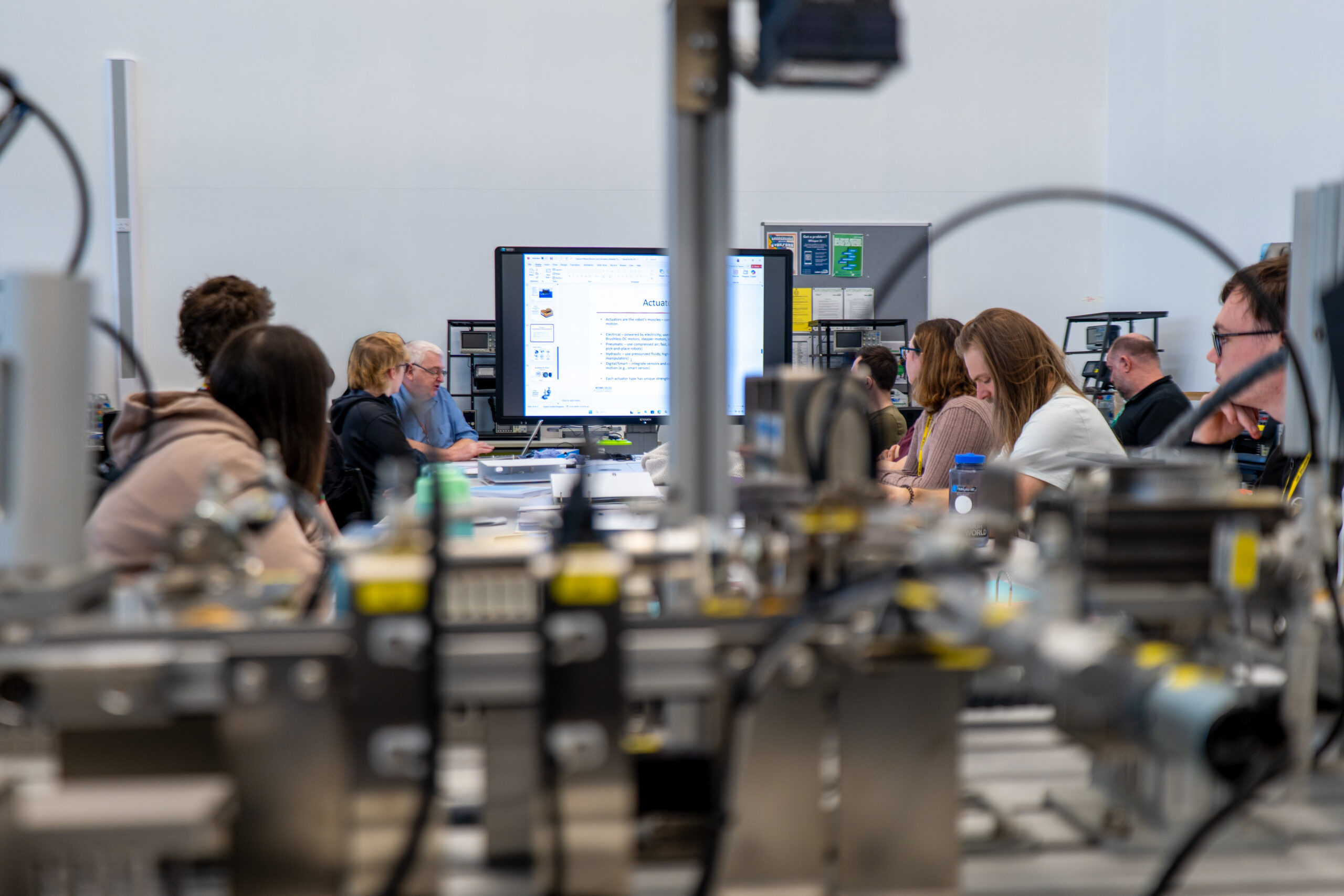 Students on CROSS programme at facility in West Cumbria - © United Kingdom Atomic Energy Authority