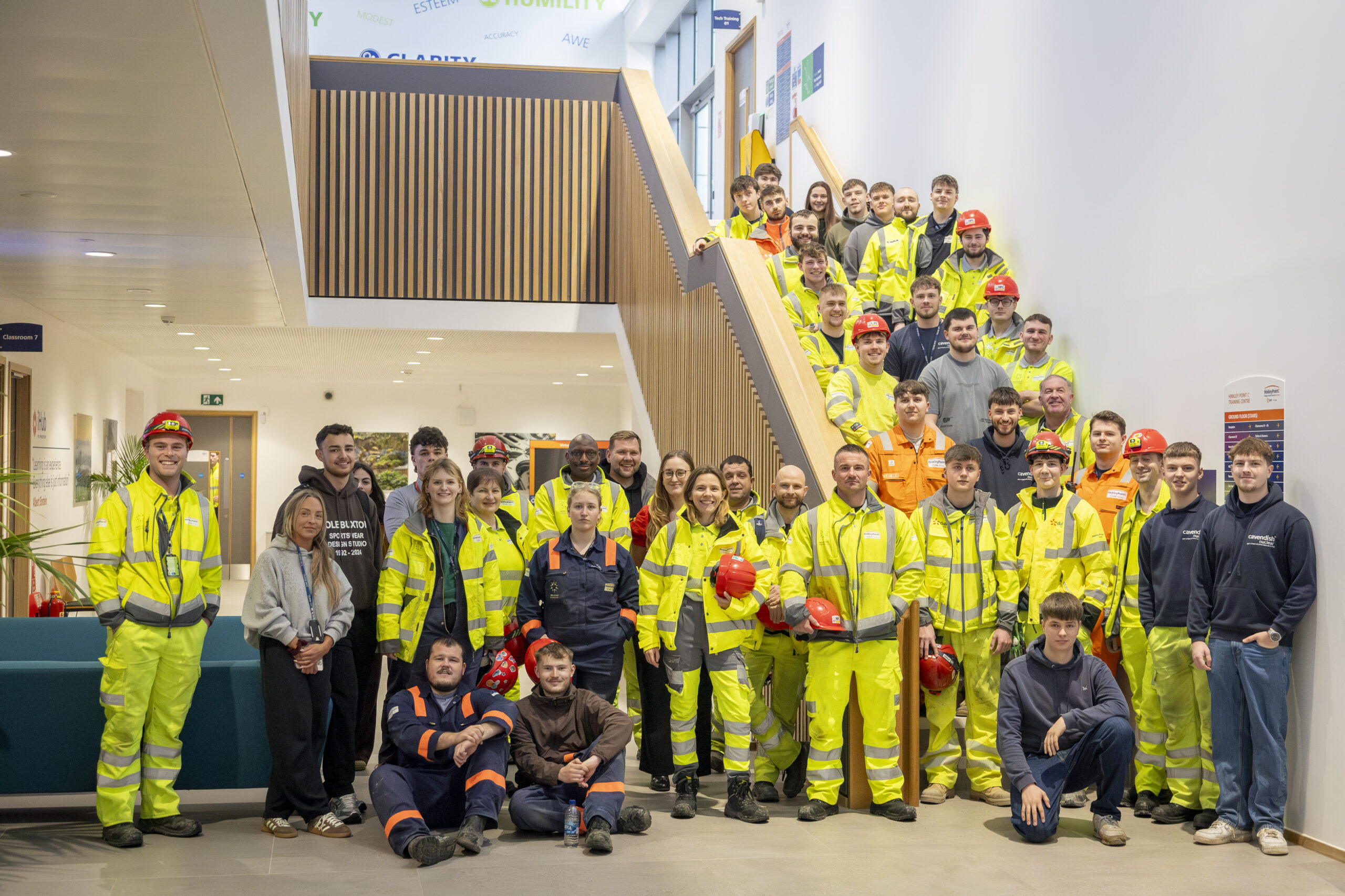 Hinkley Point C has trained 1740 apprentices so far - beating a target of 1,000