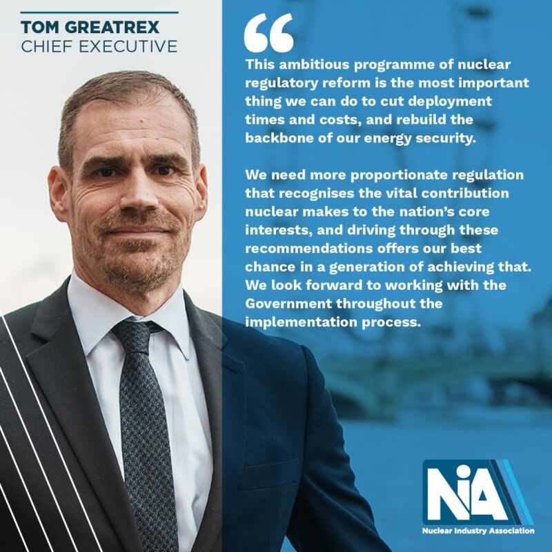 Image for the Tweet beginning: 🚨 Government reforms to nuclear