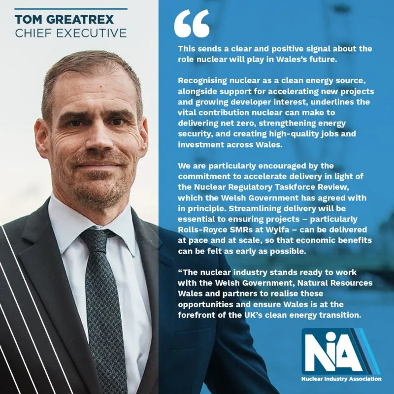 Image for the Tweet beginning: The @NIAUK welcomes the Welsh