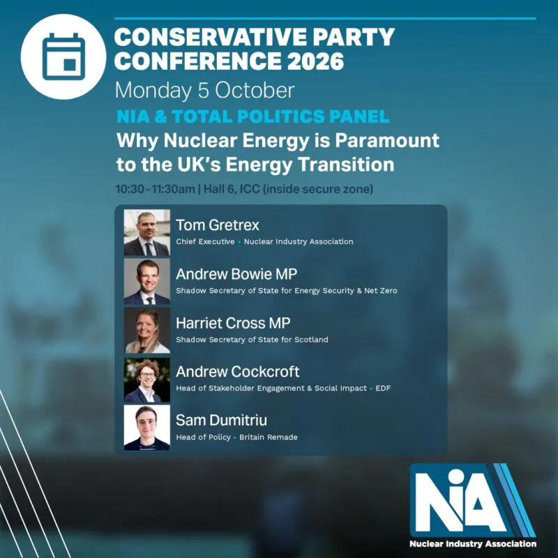 Image for the Tweet beginning: 📣The @NIAUK at Conservative Party